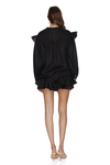 Black Linen Shorts