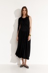 Elegant Black Dress With Back Cut-Out