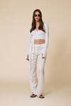 White Wrap Viscose Blouse
