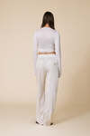 White Wrap Viscose Blouse