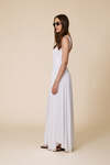 Backless White Maxi Dress