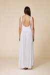 Backless White Maxi Dress