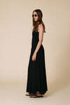 Backless Black Maxi Dress