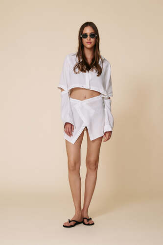 Versatile Linen Shirt - PNK Casual