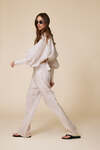 Lightweight Long Trousers Made From Airy Fabric Wirh Inner Shorts
