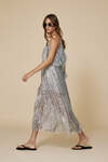 Grey Sequin Midi Dress - FW25