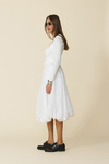 Balloon White Midi Skirt - FW25