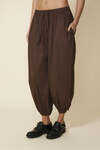 Brown Cotton Pants