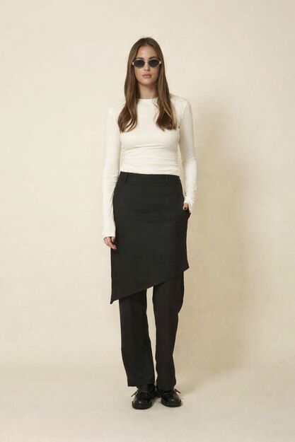 Off White Basic Blouse