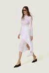 Lace Midi Dress With Overlay Detail - SS26