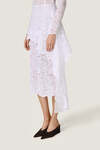 Lace Midi Dress With Overlay Detail - SS26