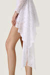 Lace Mini Dress With Overlay Detail - SS26