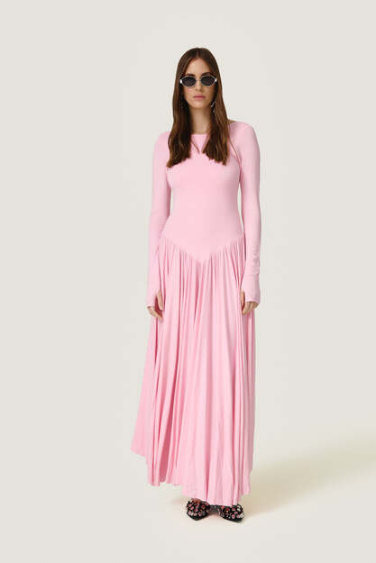 Backless Rose Maxi Dress - SS26