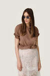 T-shirt featuring a discreet wire inserted into the hem - SS26