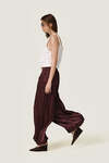 Lightweight Brown Silk Pants - SS26