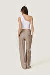 White Double One Shoulder Top