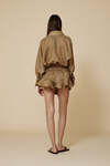 Kaki Rayon Shorts - SS26
