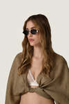 Wrap Kaki Blouse - SS26