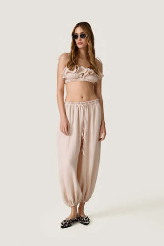 Balloon Beige Pants - SS26 - PNK Casual